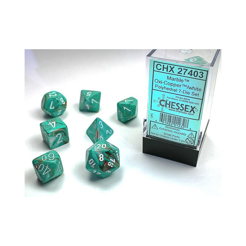 7 dés * Marble * Oxi Copper