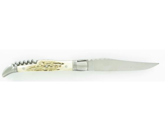 Laguiole Cerf Carbone Couteau de poche Laguiole par Chazeau Honoré