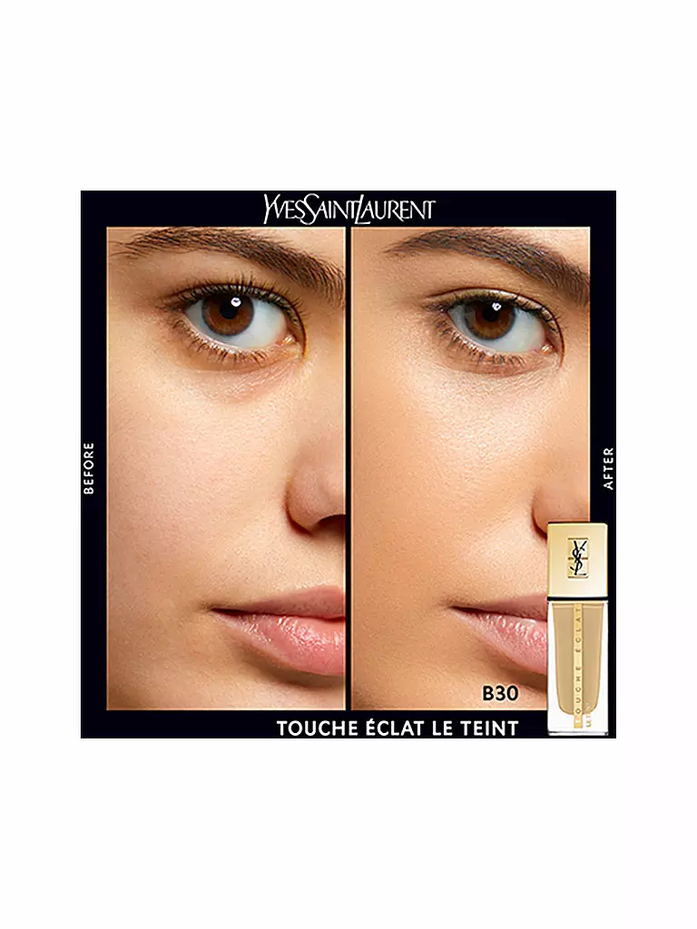 YVES SAINT LAURENT Touche Éclat Le Teint Foundation ( B30 Almond )  braun