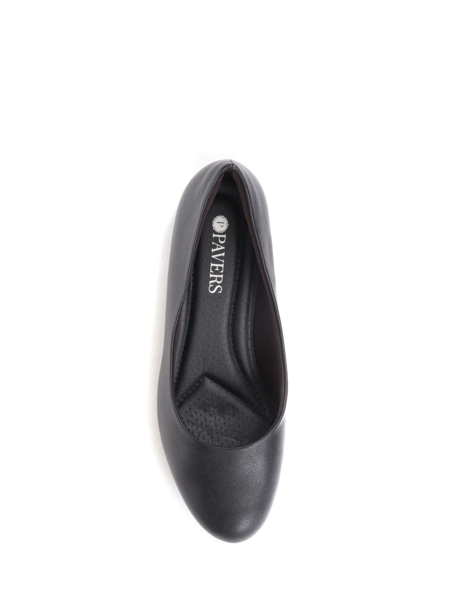 Zwart - Pavers pumps met blokhak