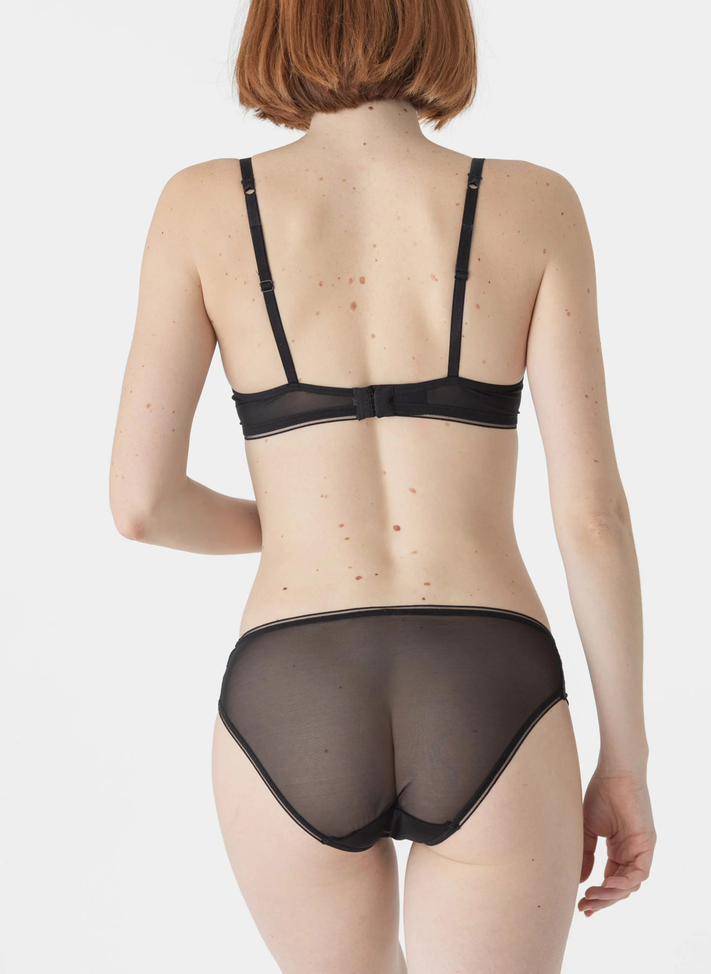 SIN - Culotte en tulle et dentelle | Noir