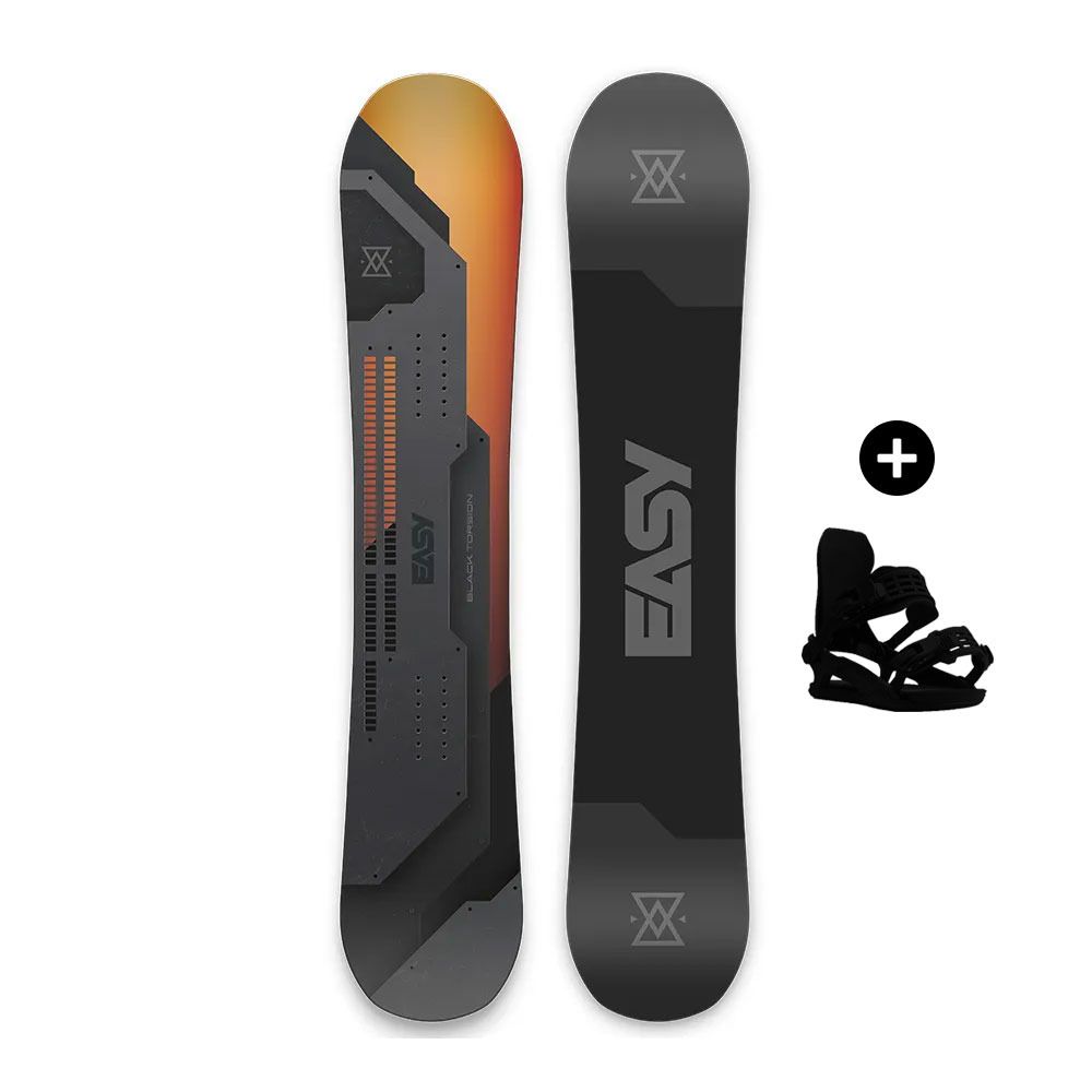 Easy Pack snowboard BLACK TORSION - Pack snowboard all-mountain Homme orange/grey/black/grey