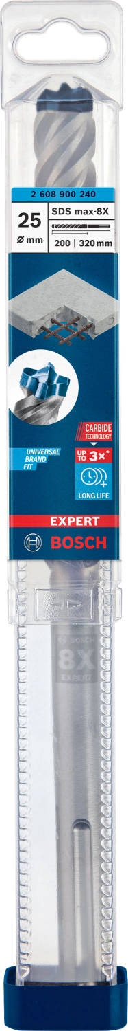 Bosch 2608900240 EXPERT Hamerboor SDS Max-8X - 25x200x320mm