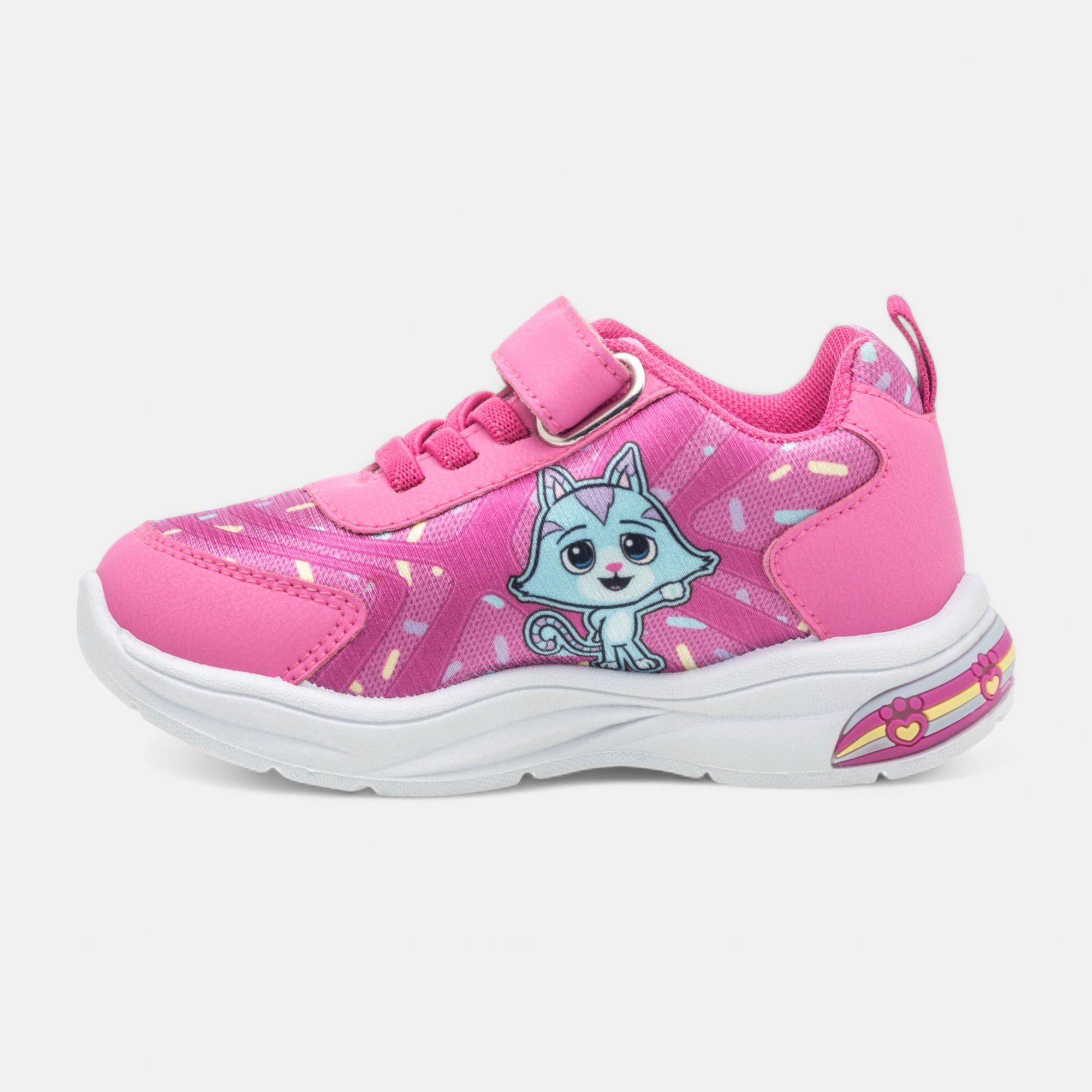 Baskets Fille rose