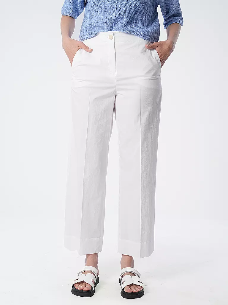 RIANI Marlenehose Wide Fit weiss