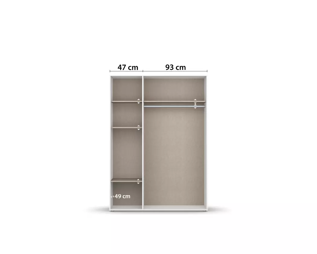 Kleiderschrank Voyager 140 x 194 cm