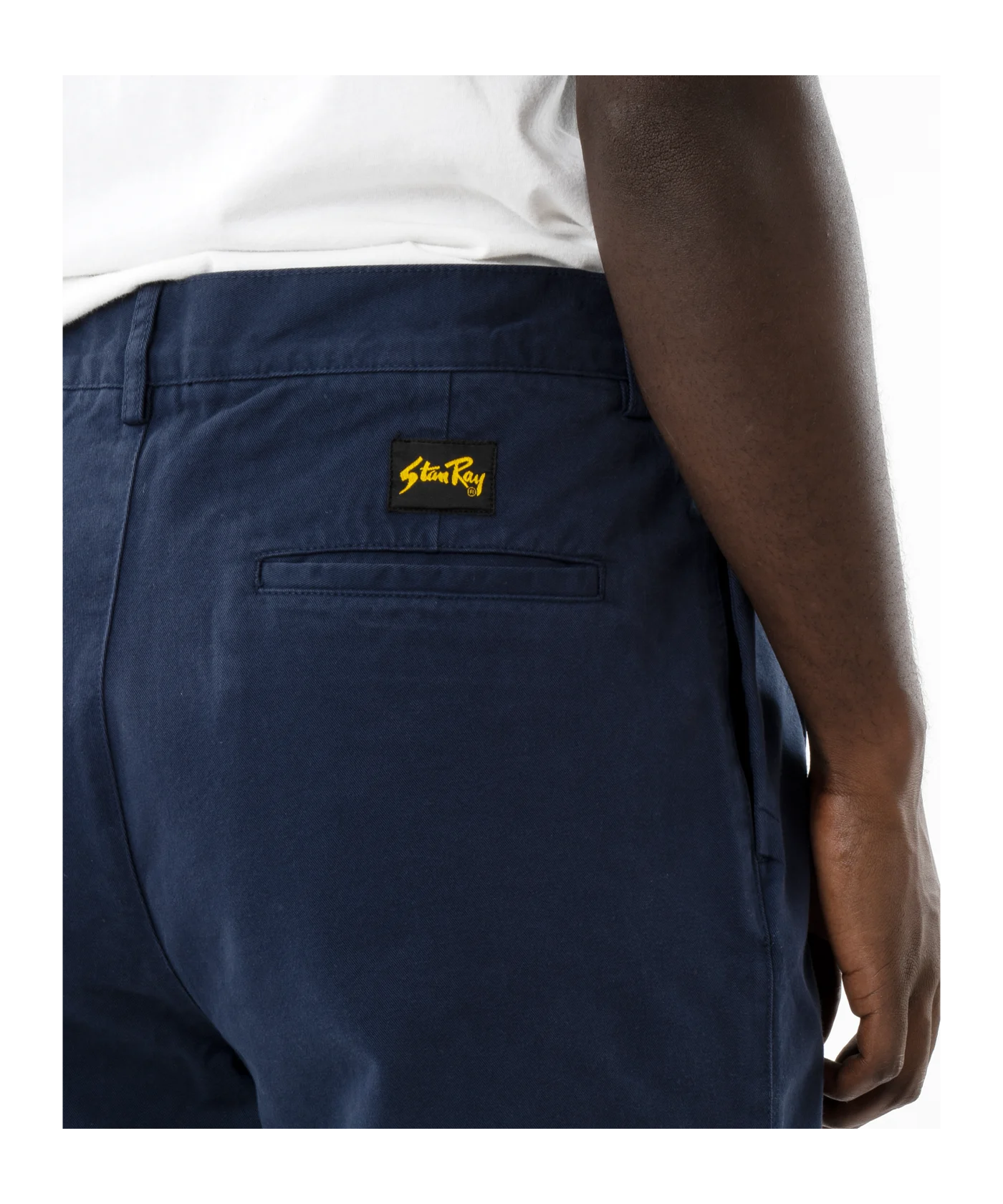 Stan Ray Twill Double Pleat Chino Blau