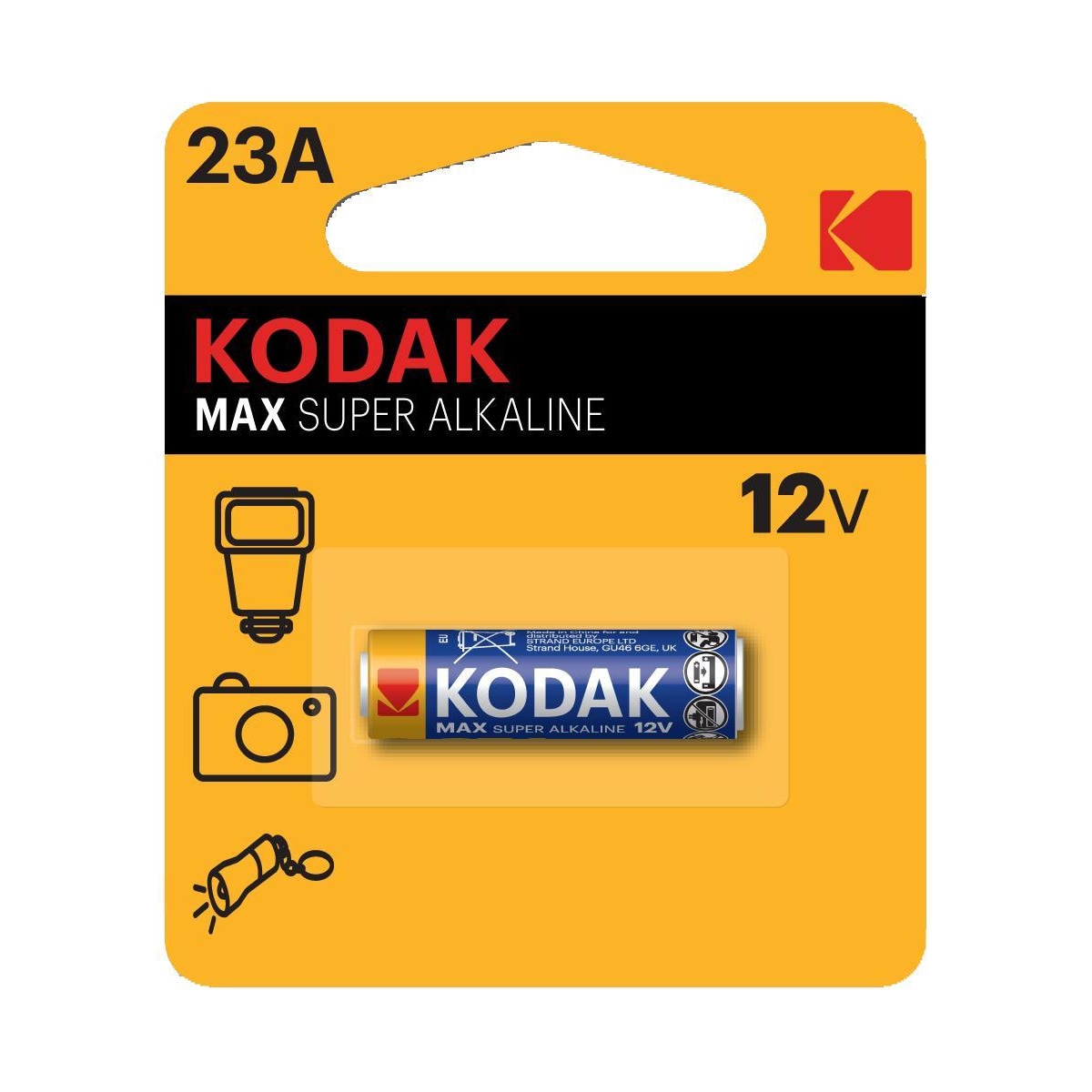 Kodak ULTRA alkalisk 23A batteri (1 pakke)