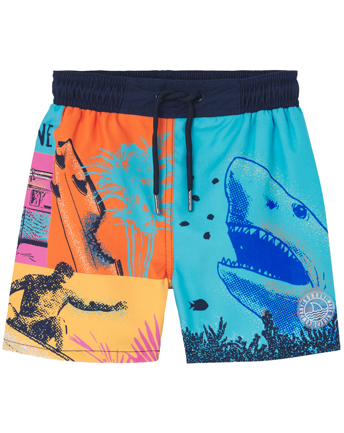 Badeshorts SHARK ZONE in bunt