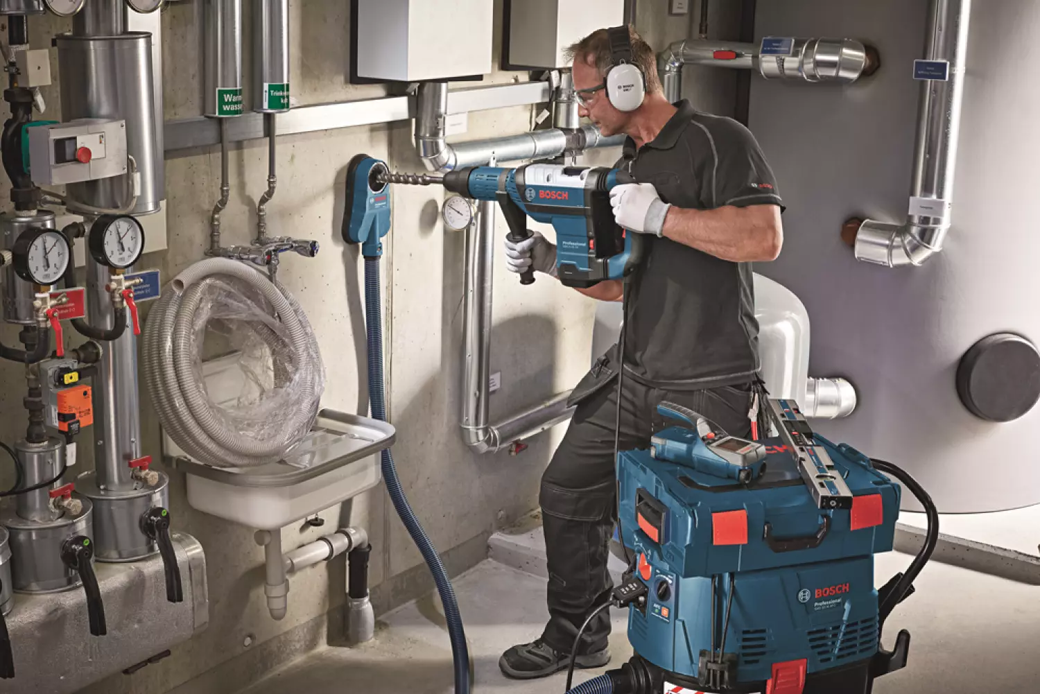 Bosch GDE68 Zuigmond voor boorhamers - 68mm