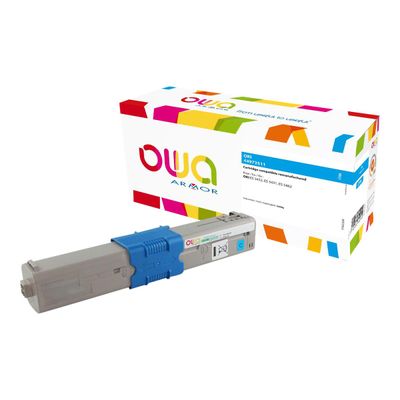 Cartouche laser compatible OKI 44973511 - cyan - Owa K18022OW