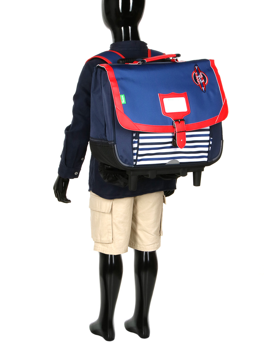 Cartable À roulettes Tann's Les Fantaisies Hugo 38 cm