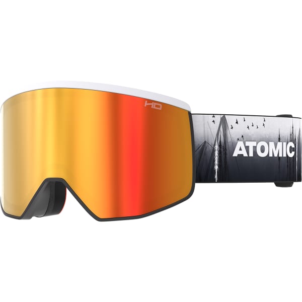 Masque de ski ATOMIC FOUR PRO HD BLACK/WHITE TREE