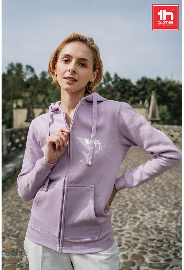 TH Clothes 30162 - Sweat-shirt pour femme en coton et polyester