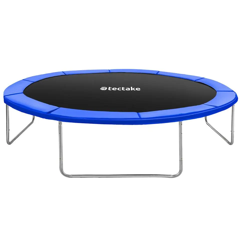 tectake Trampoline Garfunky met veiligheidsnet, Zwart/blauw