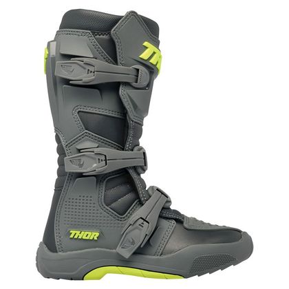 Bottes cross Thor BLITZ XR - ENFANT - Gris / Orange