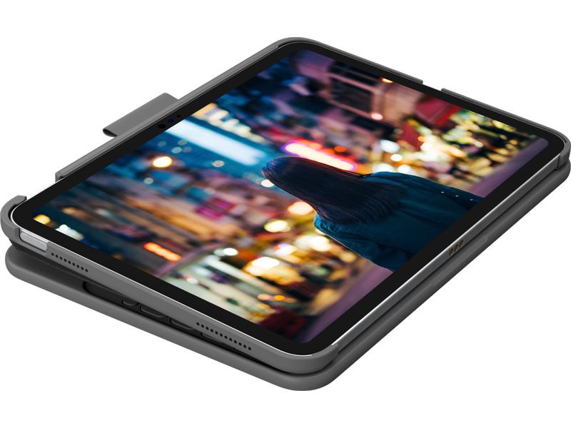 Logitech Tablet Tastatur Cover Slim Folio iPad (10. Gen, A1 Tastatur-Cover für das iPad 10.9