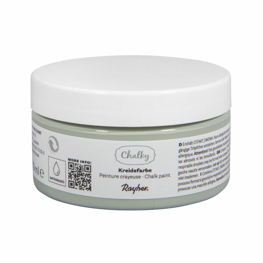 Peinture craie vert pastel - chalky finish - 100 ml