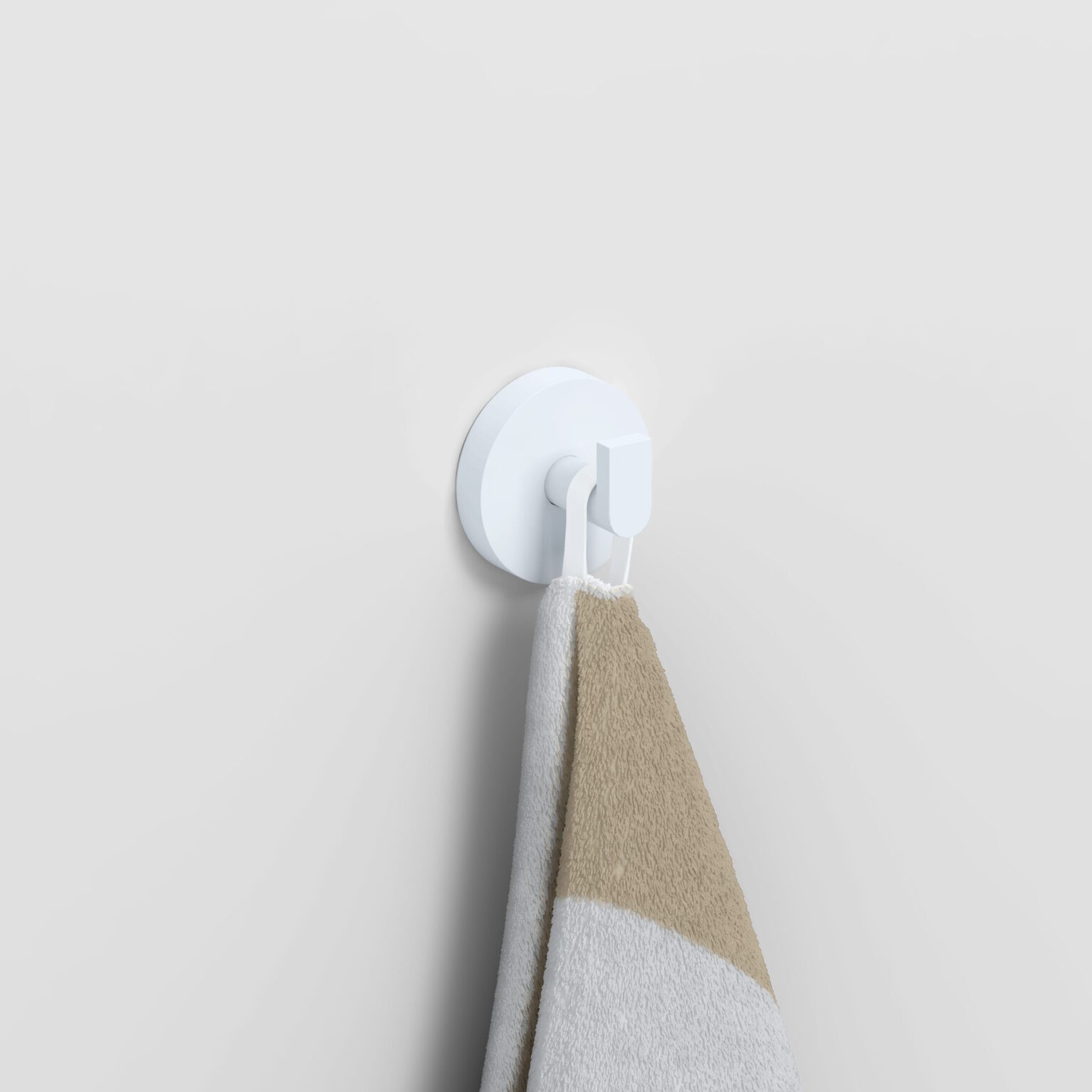 Clou Flat toiletaccessoireset wit mat