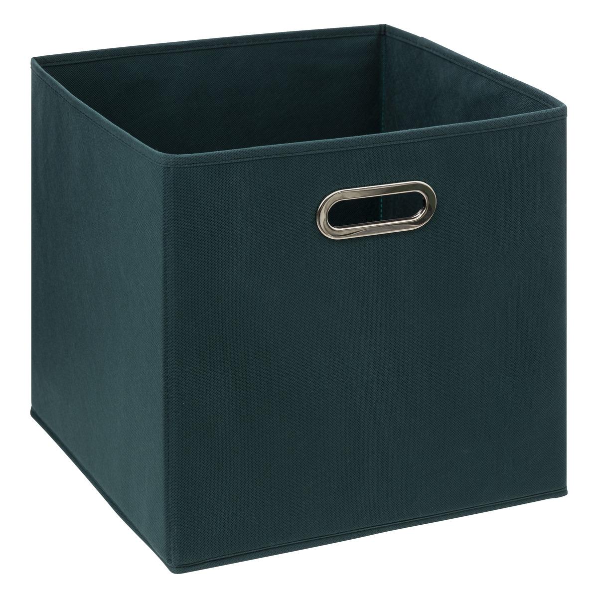 BOITE DE RANGEMENT 31X31CM PETROLE
