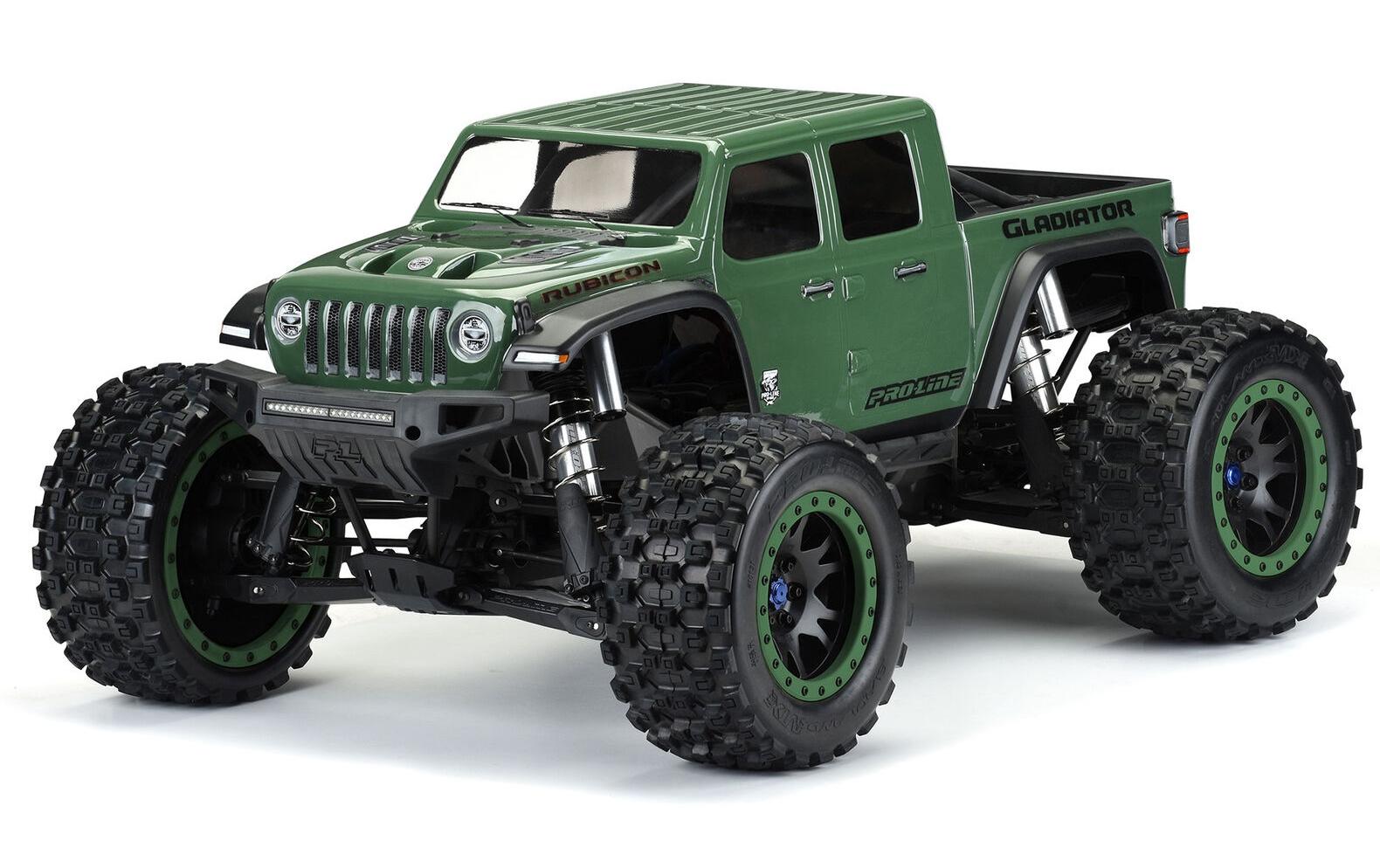 Karosserie Jeep Gladiator Rubicon unlackiert, 1:5Jepp Gladiator Karosserie zu X-MAXX