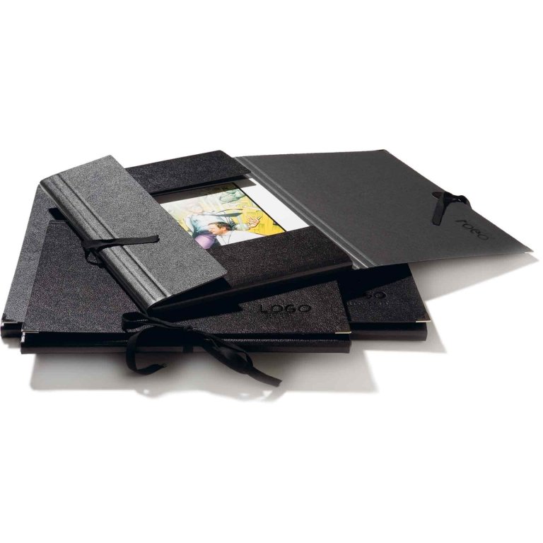 Zeichenmappe Pappe, schwarz