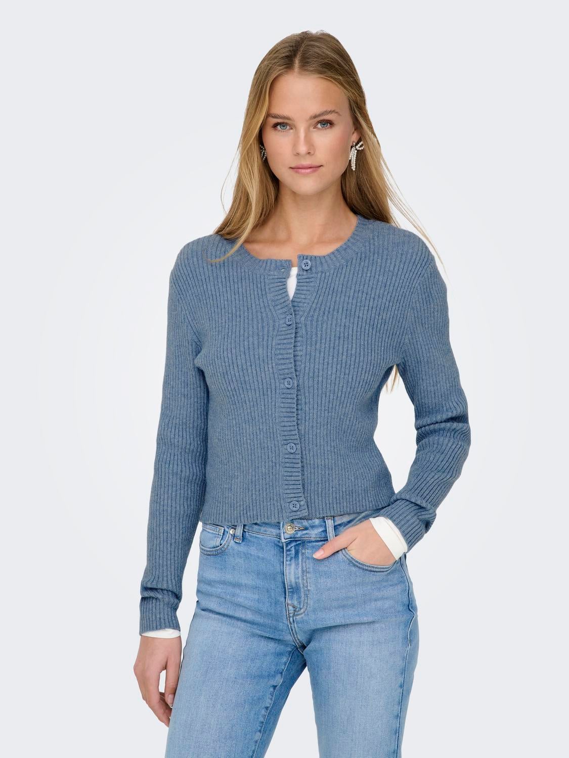 ONLKATIA Strickjacke Coronet Blue