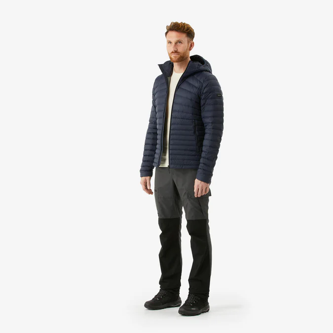 Decathlon Forclaz - Jaqueta puffer com capuz Forclaz MT100 para homem