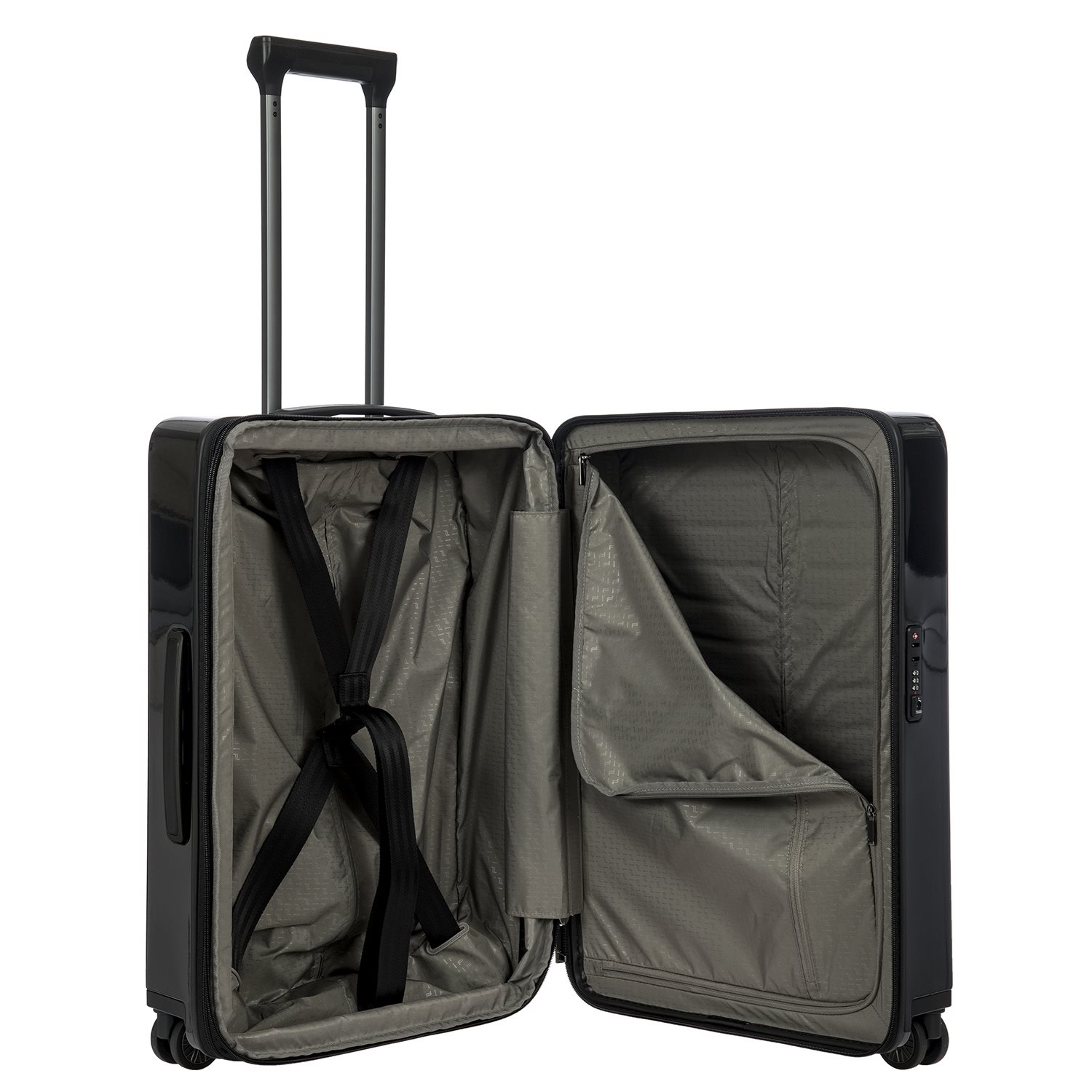 Porsche Design Roadster Hardcase 4W Trolley M shiny black