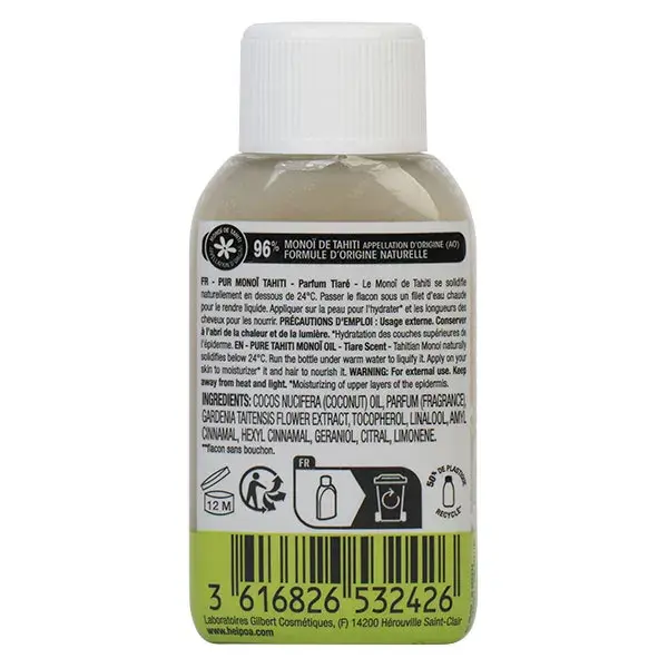 Hei Poa Pure Tahitian Monoi Tiare 30ml