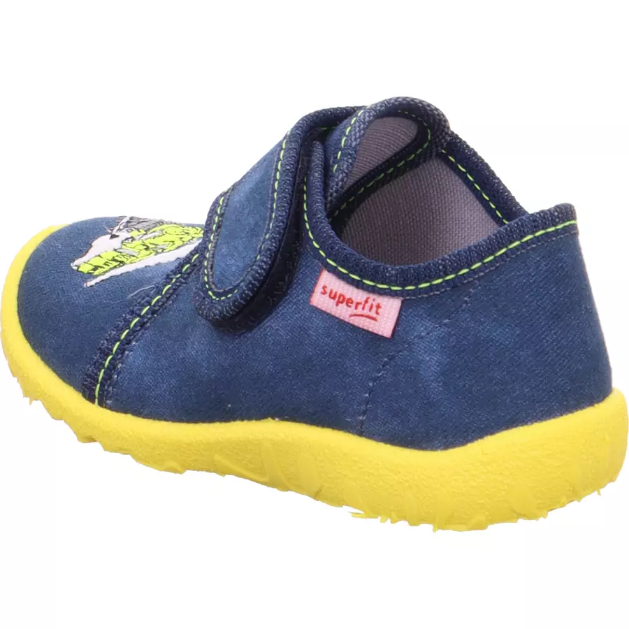 superfit Hausschuh Spotty blau (mittel)