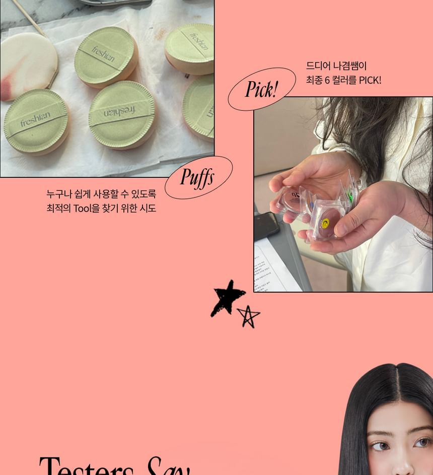 freshian - Ei-achtige crème blush vegan - 6 kleuren