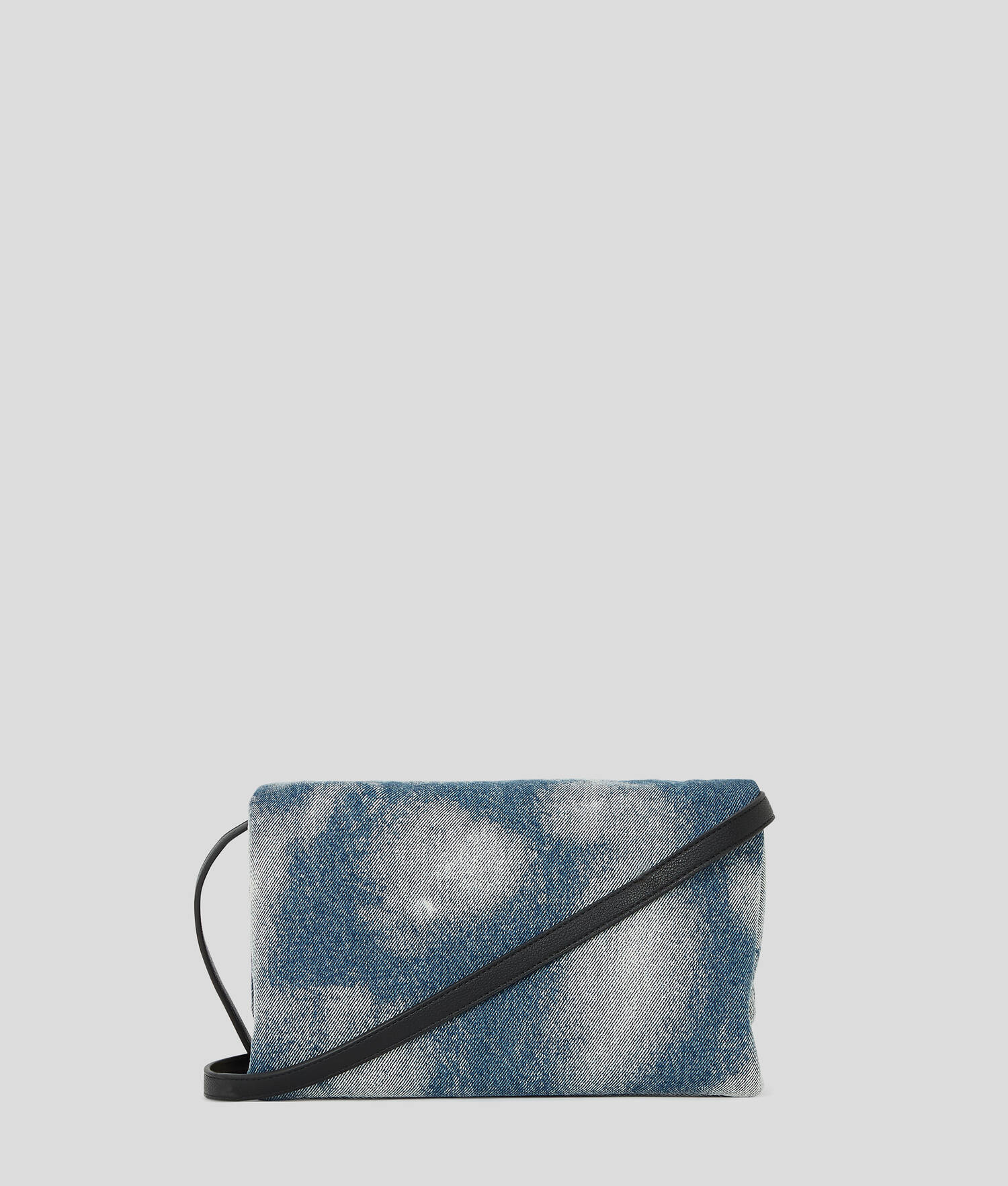 SAC BANDOULIÈRE EN DENIM DÉLAVÉ - Denim blanchi