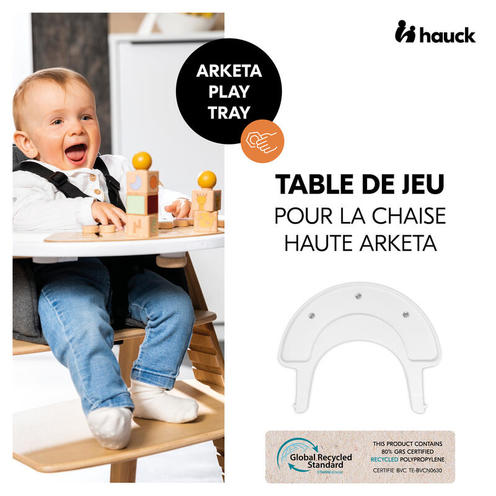 Plateau de jeu Play Tray Arketa - Blanc - HAUCK