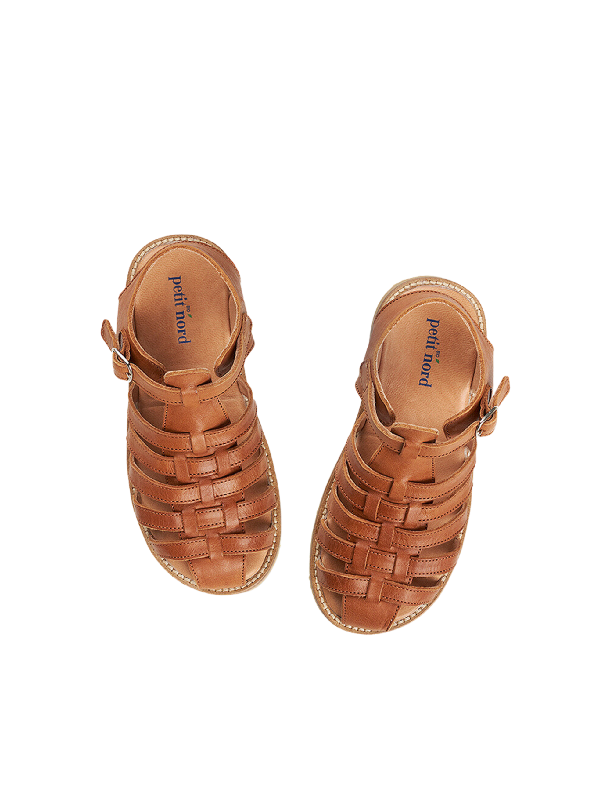 Braided Sandal - Cognac