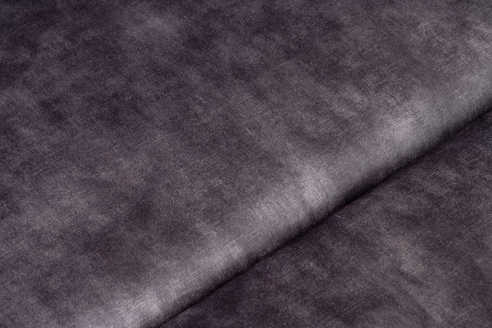 Schlafecksofa APARTMENT 205cm grau Samt 3-Sitzer inkl. Stauraum beidseitig aufbaubar