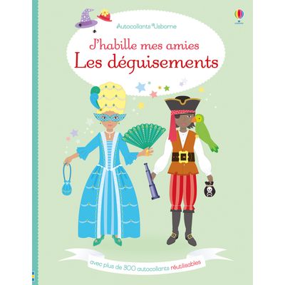 J'habille mes amies - les déguisements - autocollants