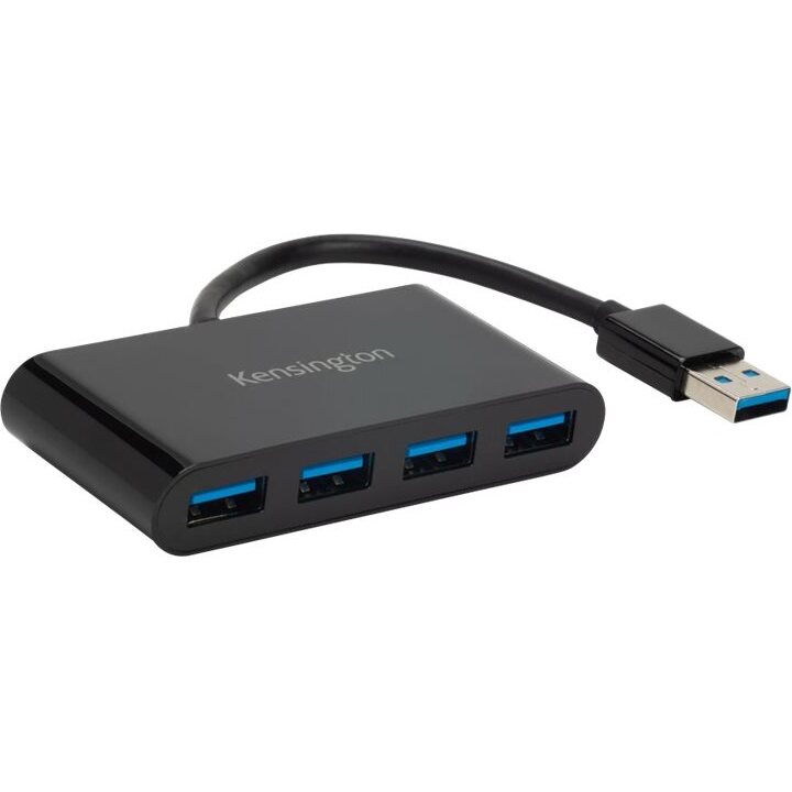 Kensington Hub 4 ports USB 3.0 UH4000 — Noir
