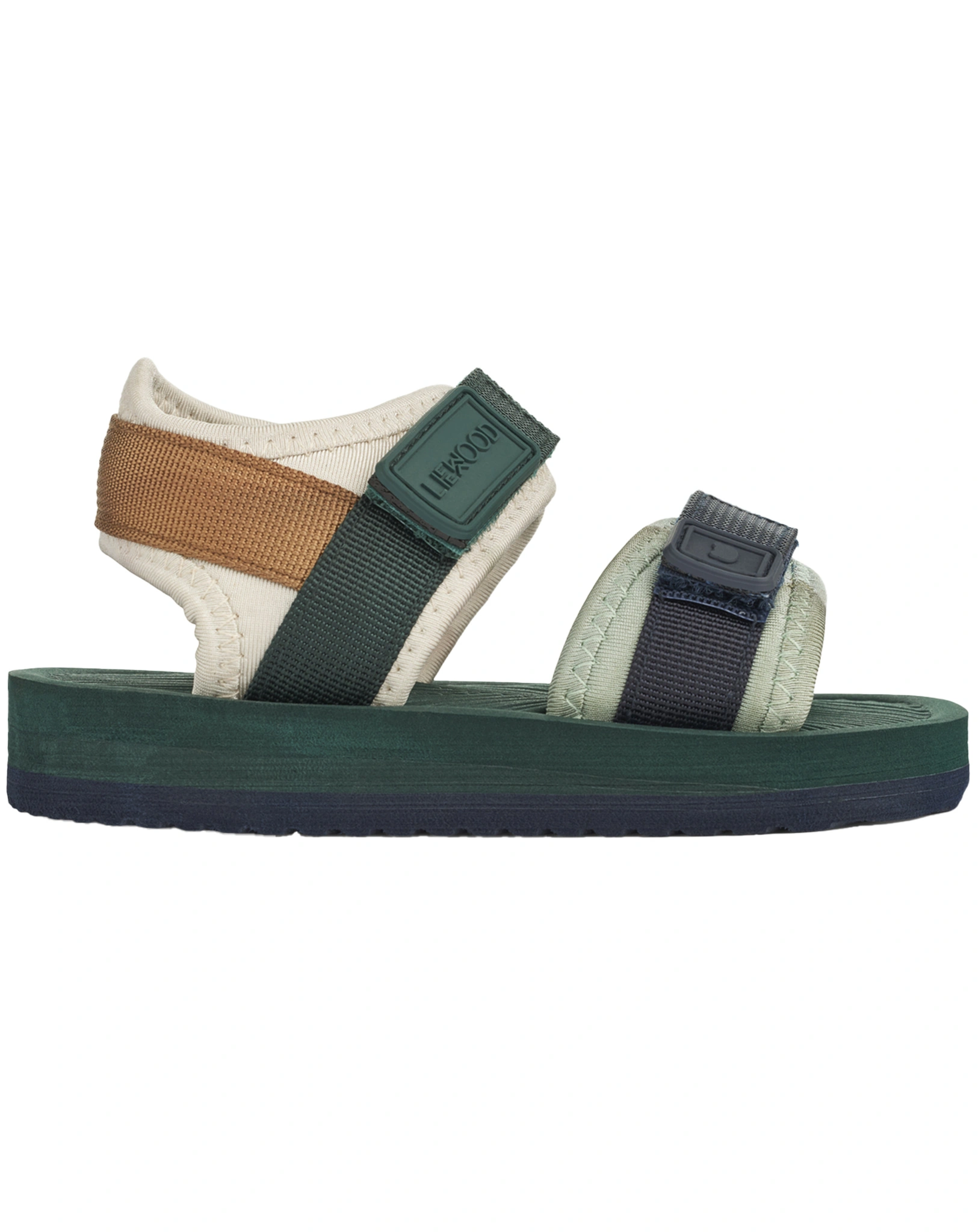 Strand-Sandalen MONTY in hunter green mix