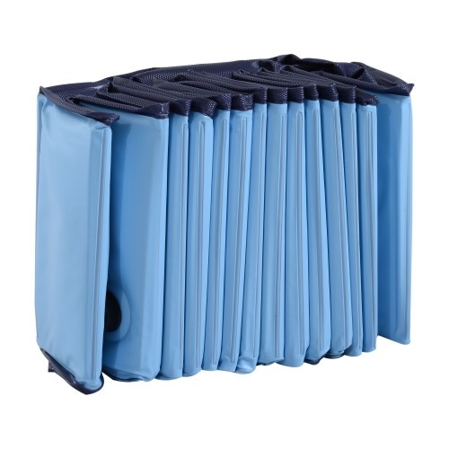 Banheira dobrável para animais de estimação PawHut, azul claro