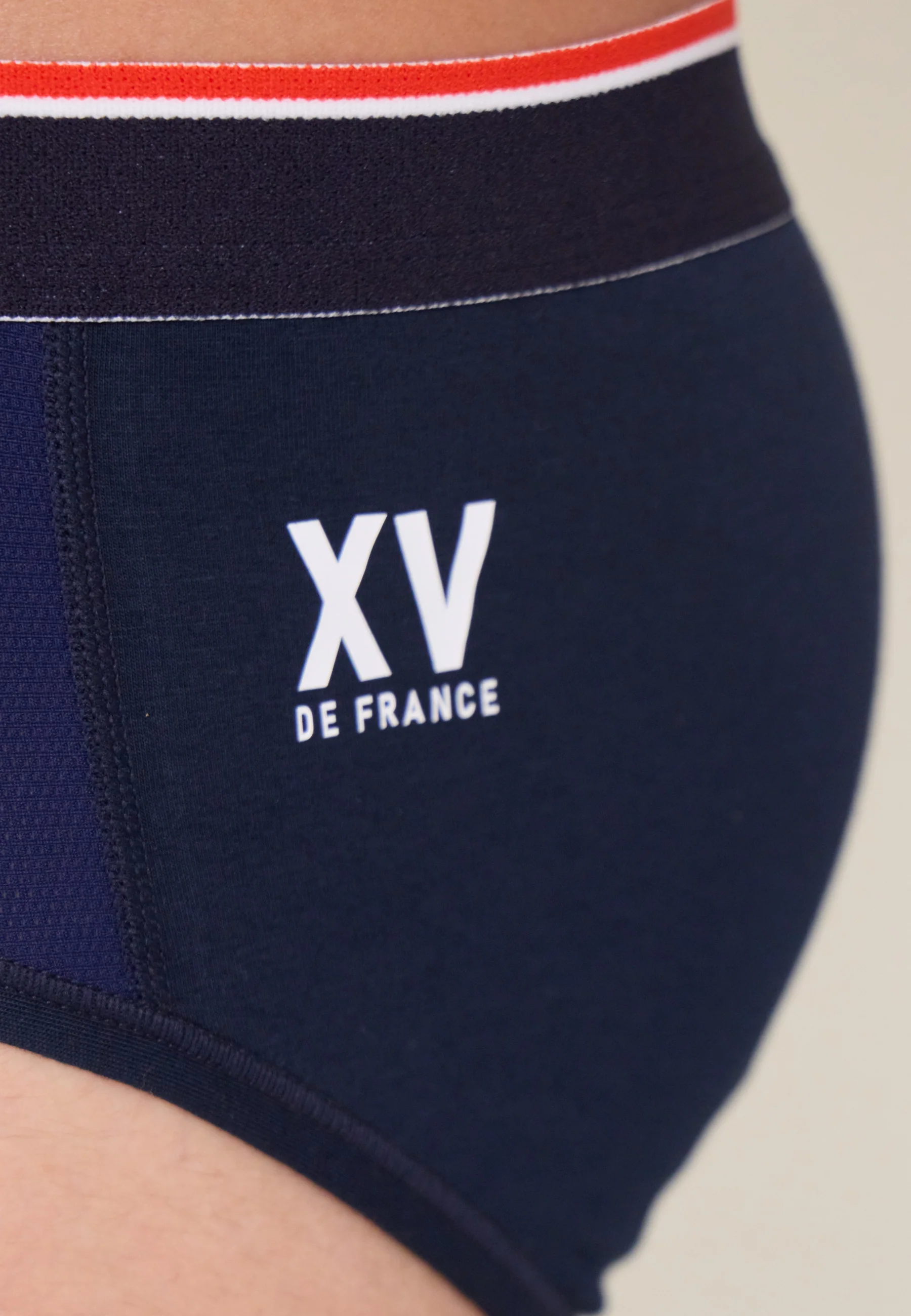 Slip en coton-Terrible Bleu Marine XV de France
