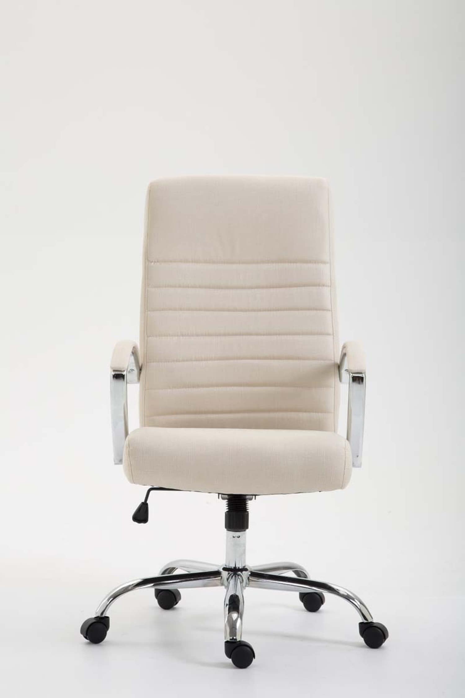 TPFLiving Bürostuhl Vallon Stoff Dunkelgrau