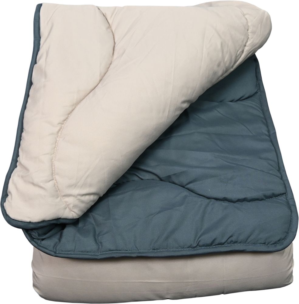 Polydaun Lazydaun 210 x 140 cm dekbed- Grey/Sand