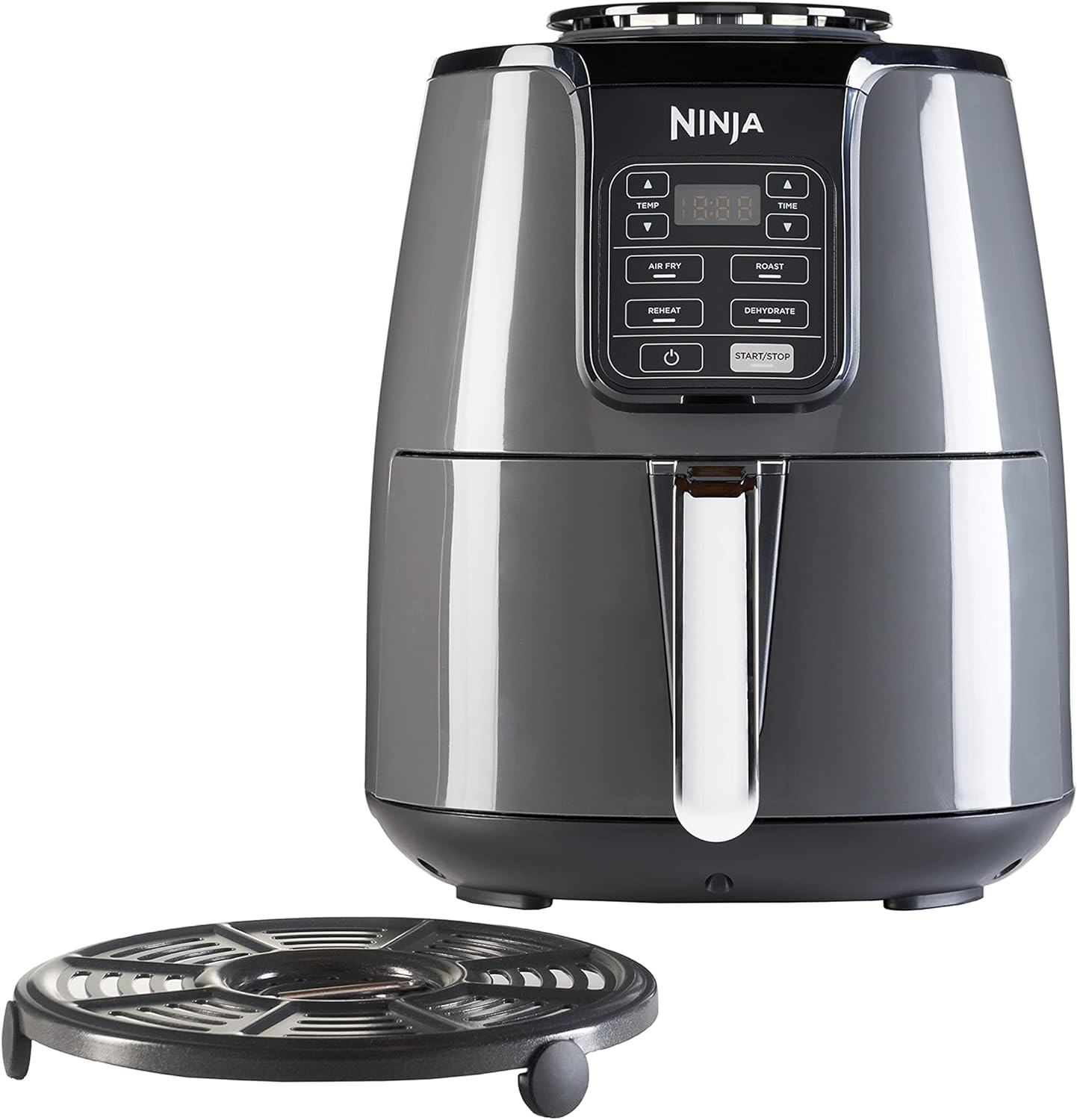 Ninja Foodi FlexDrawer Dual Zone Heißluftfritteuse, Airfryer mit 10,4-Fach und herausnehmbarem Trenner, Antihaftbeschichtung, spülmaschinenfester Korb, 7-in-1, Schwarz AF500EU
