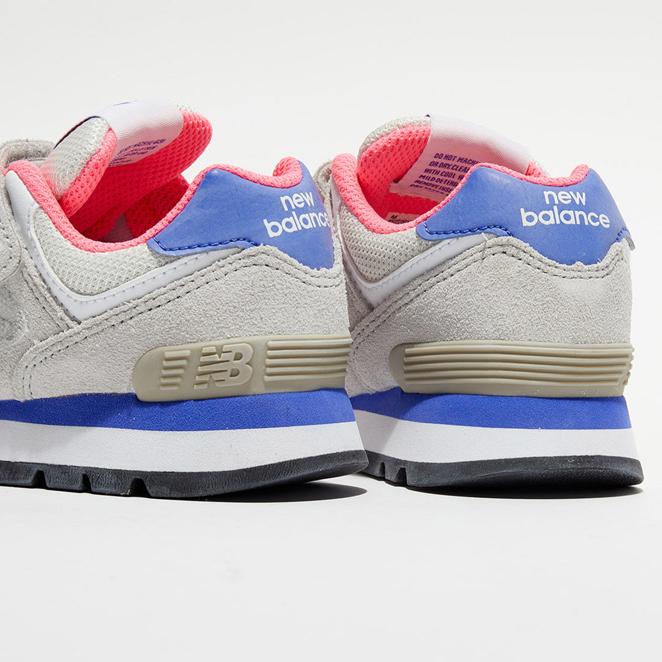 New Balance Baskets 574 gris/rose/indigo
