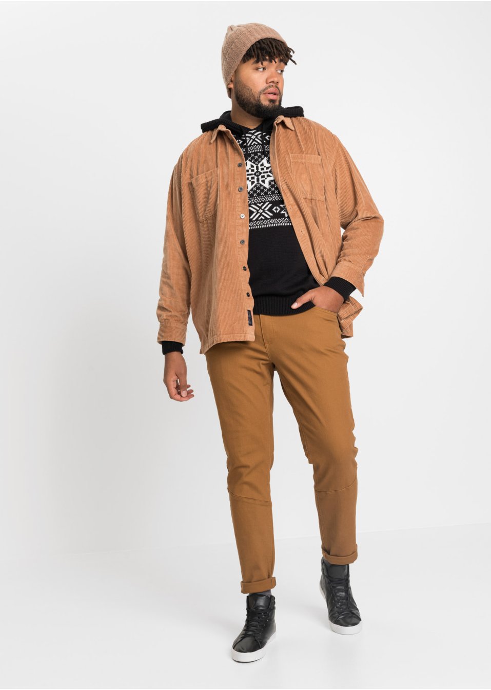 Pull norvégien à capuche