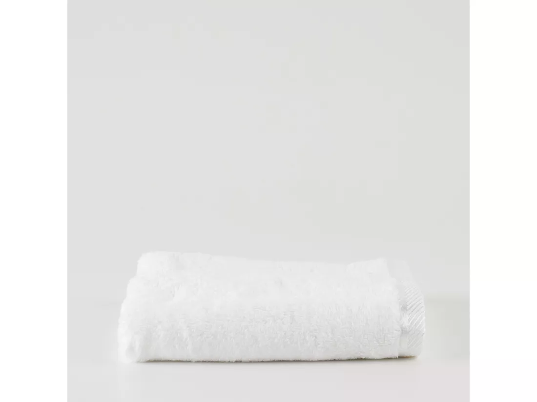 Serviette de Bain en Bambou Blanc Moyen 50x90 - Absorbante