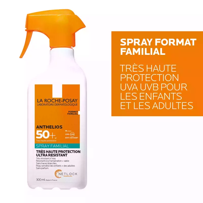 Anthelios Spray Famille Très haute protection SPF50+ - 300ml