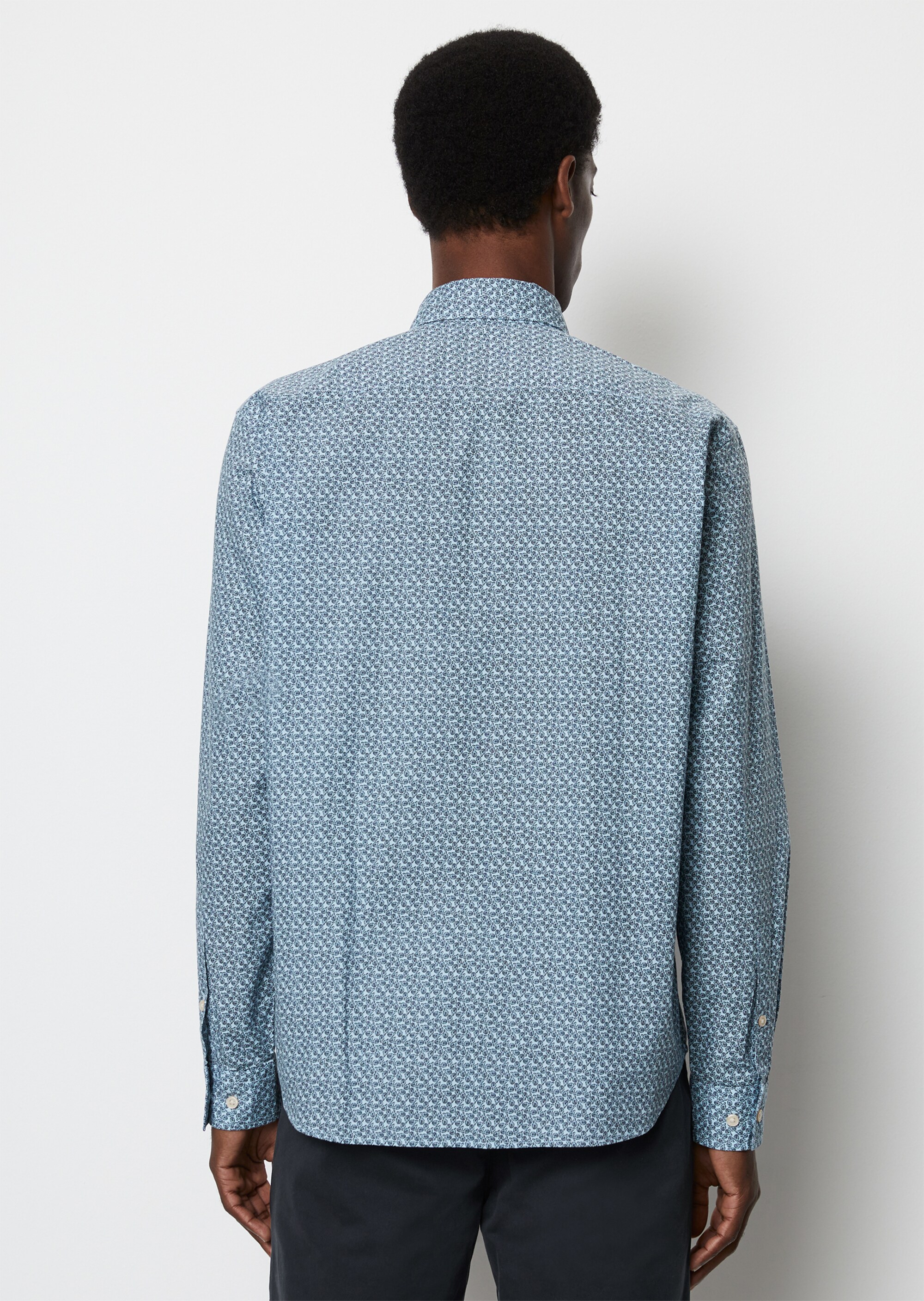 Hemd regular mit Allover-Print