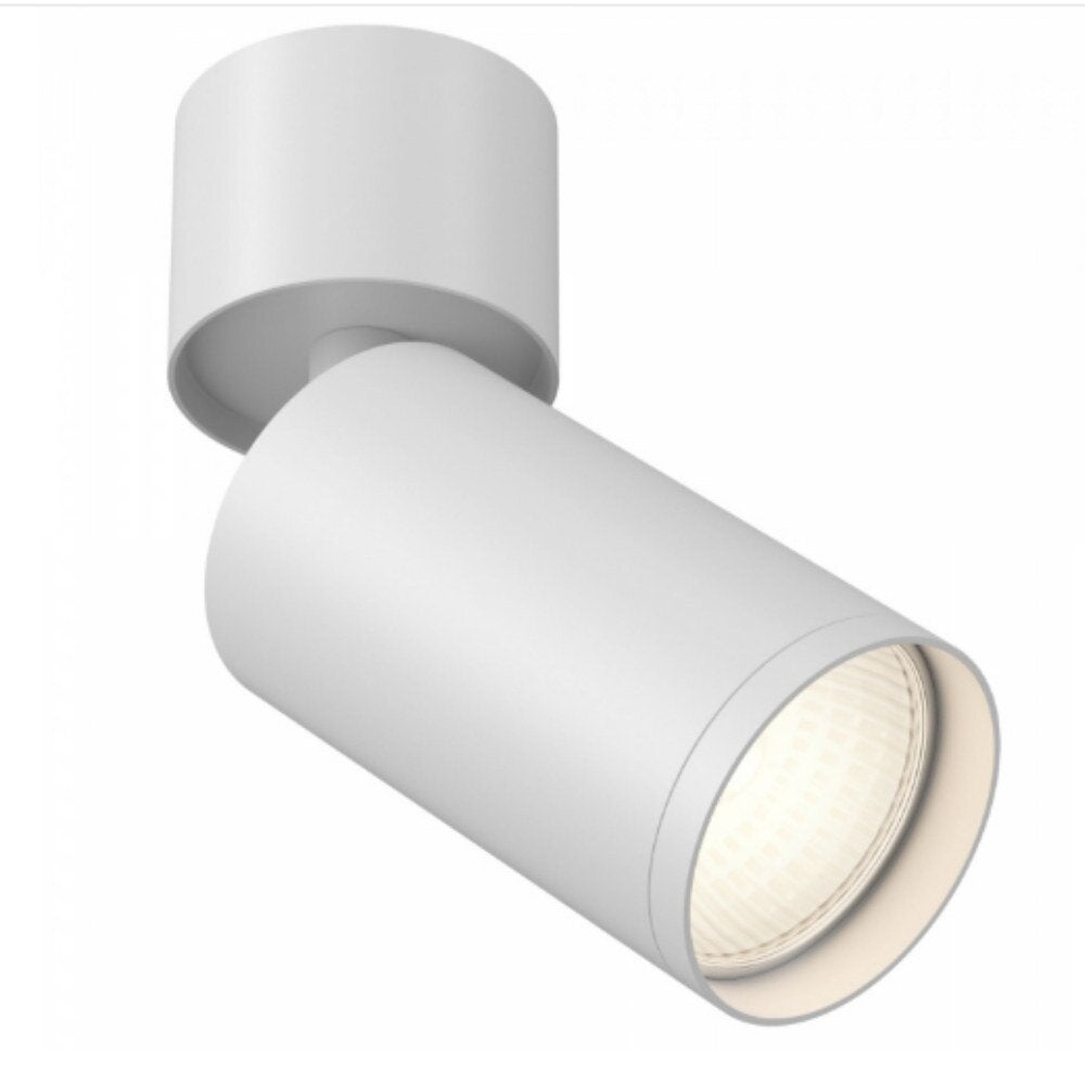 Focus plafondopbouwlamp in wit GU10